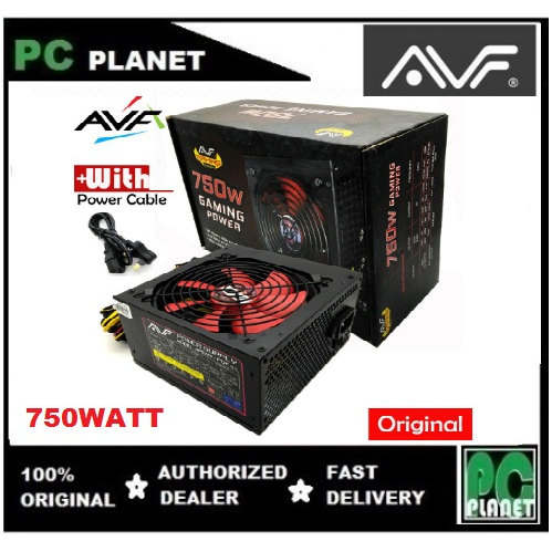 AVF GAMING POWER 750W POWER SUPPLY (APS750-F12P) | Shopee Malaysia