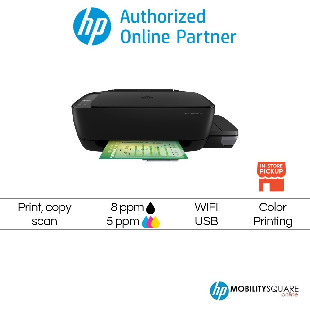 HP 415 Ink Tank Wireless ( No wrapping provided on 11.11 sales )