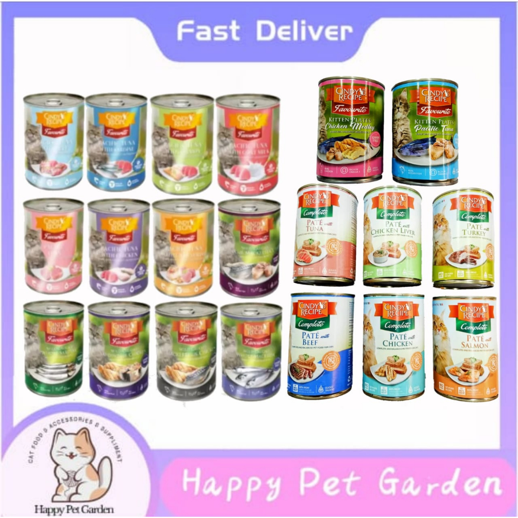 Cindy's Recipe Favourite Cat Canned Food/ Makanan Basah Tin Cindy ...