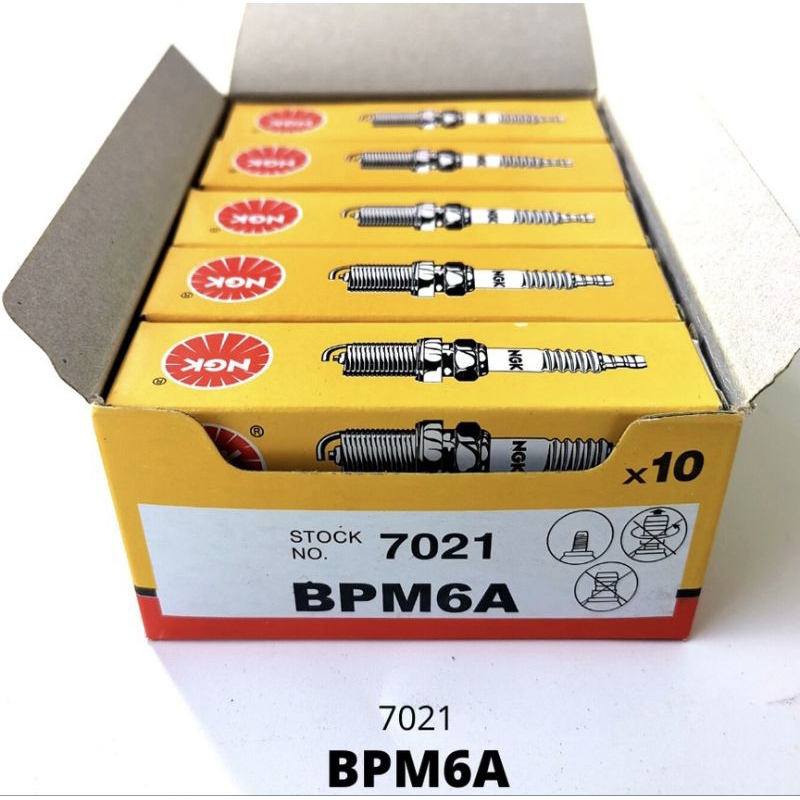 10pc NGK Spark Plug BM6A 7021 🔥/BOSCH WS7F 7545/🔥 Mesin Rumput Plug Lawn Mower Plug Shopee