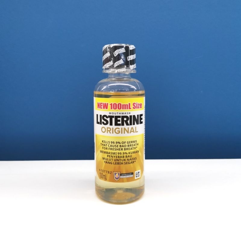 LISTERINE MOUTHWASH 100ml (ORIGINAL & COOL MINT & COOLMINT LESS ...