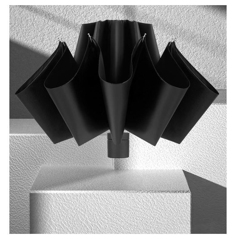 【REECHO OUTDOOR】Ten Ribs Umbrella Black Glue Super Large Rain and Clear