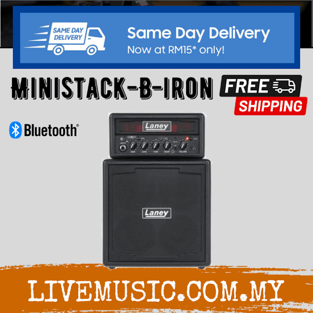 Laney Ministack-B-Iron Heart Guitar Amplifier (Ministack B Iron ...