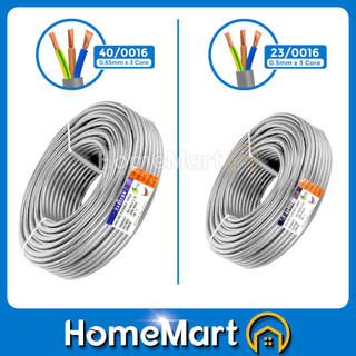 【Loose Cut】3 Core Flexible Cable Wire Wayar Kabel | 0.5mm 0.65mm 1mm 1 ...