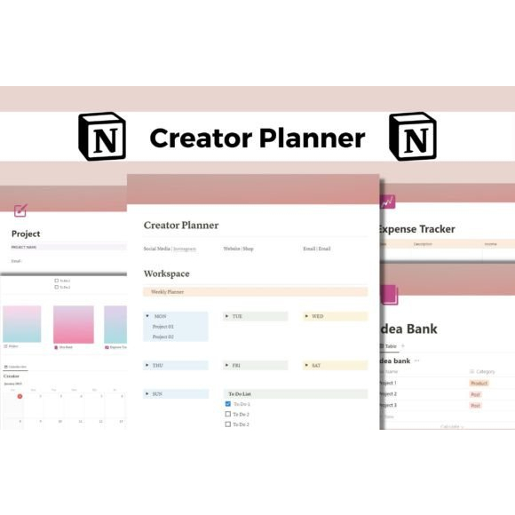 Notion Template Creator Planner | Shopee Malaysia