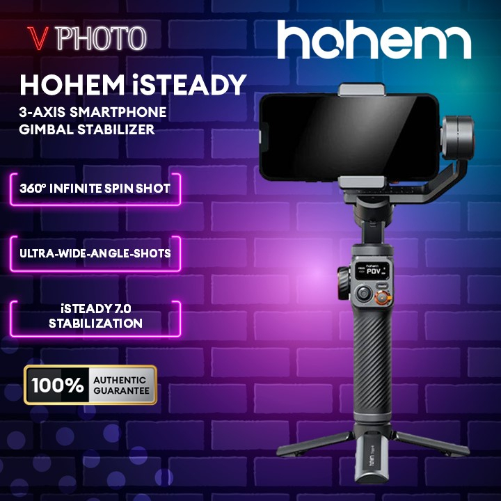 HOHEM iSTEADYM6/XE/Q/X2/V2/X/MULTI ALLINONE SMARTPHONE GIMBAL