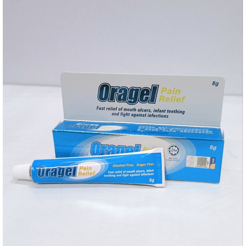 Oragel Pain Relief 护口止痛霜 8g mouth ulcer infection | Shopee Malaysia