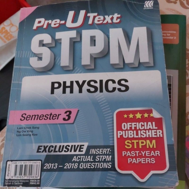 stpm physics sasbadi | Shopee Malaysia