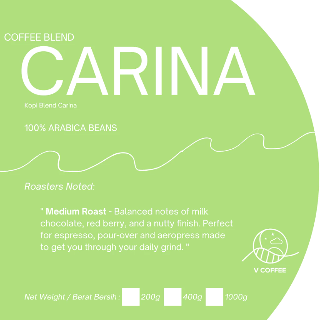 V Coffee Malaysia Carina – specialty coffee beans Malaysia