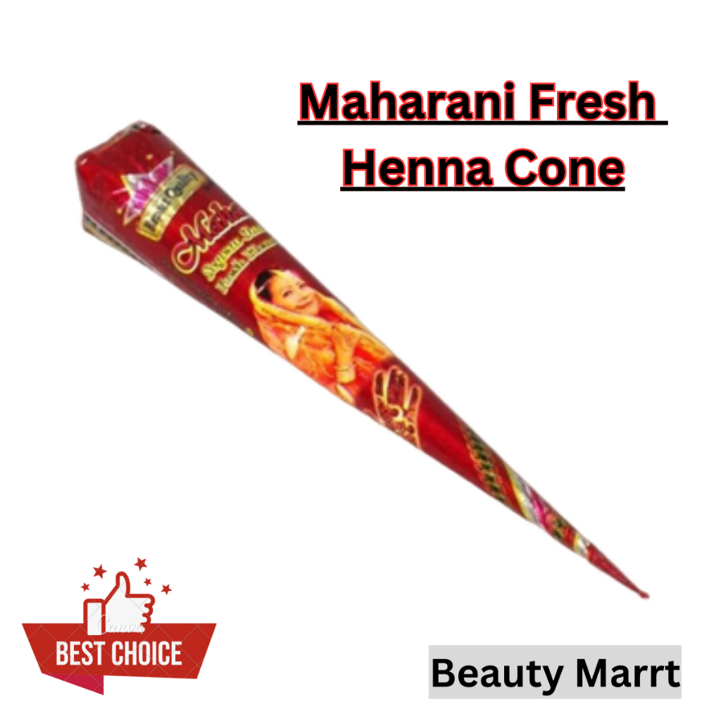 Maharani Fresh halal Henna Cone Inai Maharani Kon/Lukis Size Besar ( 1