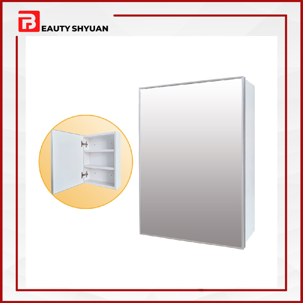 SHYUAN White Wall Rack Hanging Floating Shelf Rack Toilet