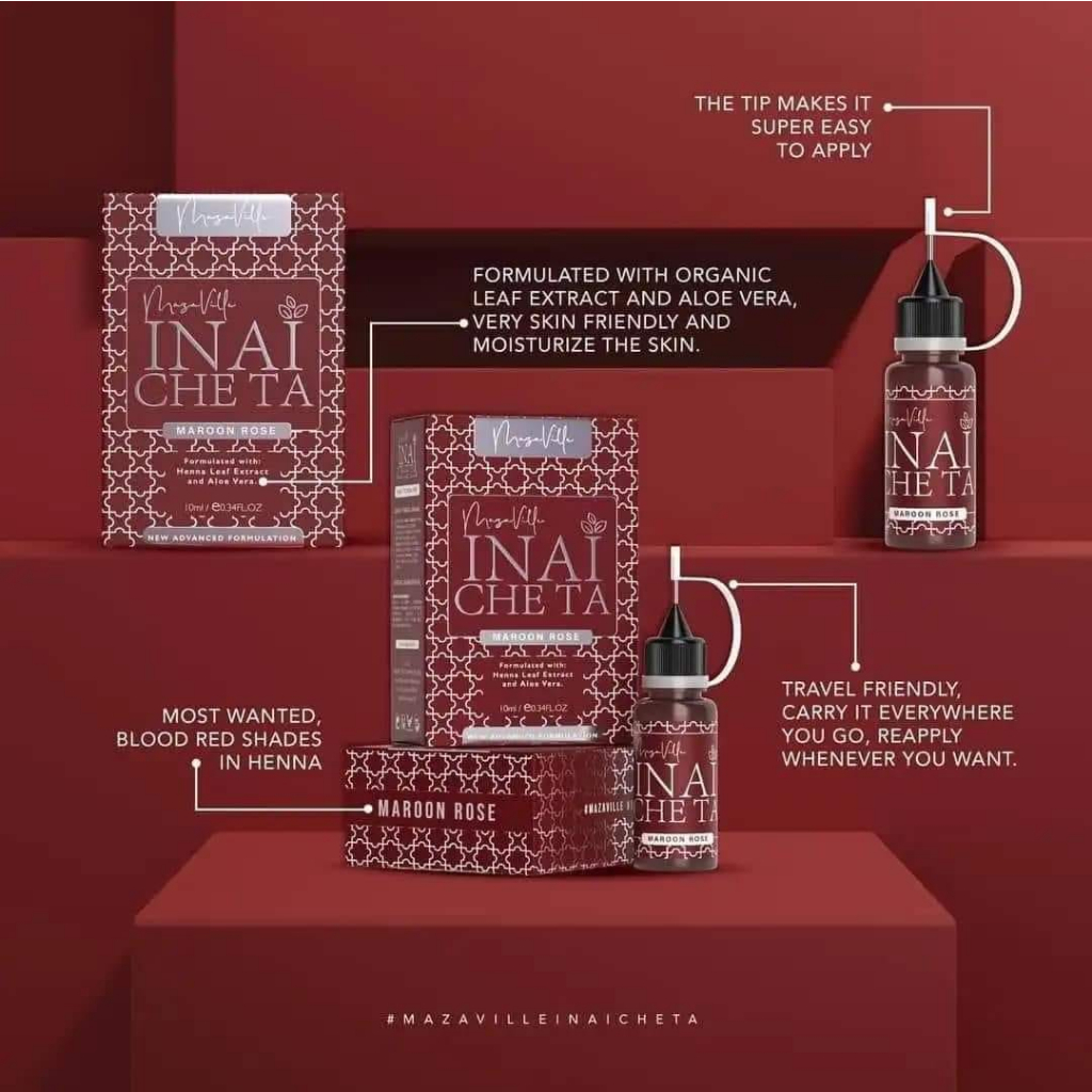 INAI CHE TA MAROON ROSE & RED VELVET - INAI CHETA ORIGINAL 💯 | Shopee ...