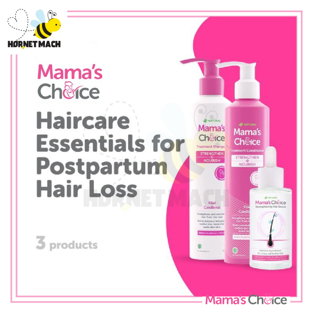 Mama's Choice Haircare Essentials for Postpartum Hair Loss (Shampoo