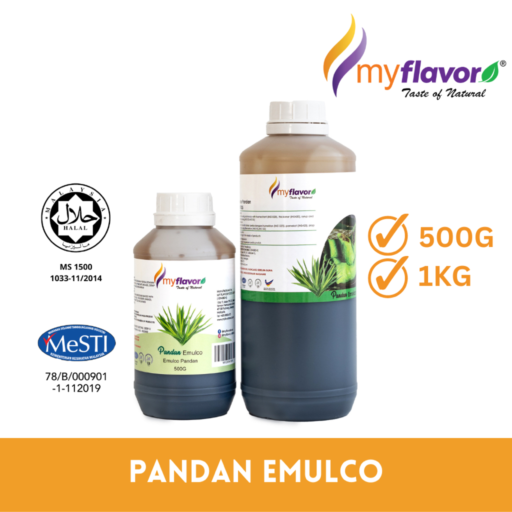 500g/1KG PANDAN EMULCO - FOOD FLAVOUR MyFlavor Halal | Shopee Malaysia