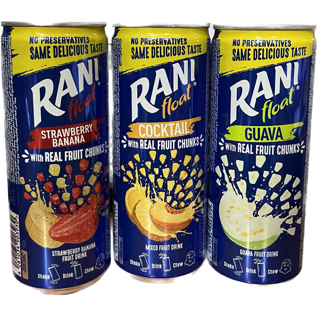 Rani Float Fruit Drink With Real Fruit Pieces Can 240ML Shopee Malaysia