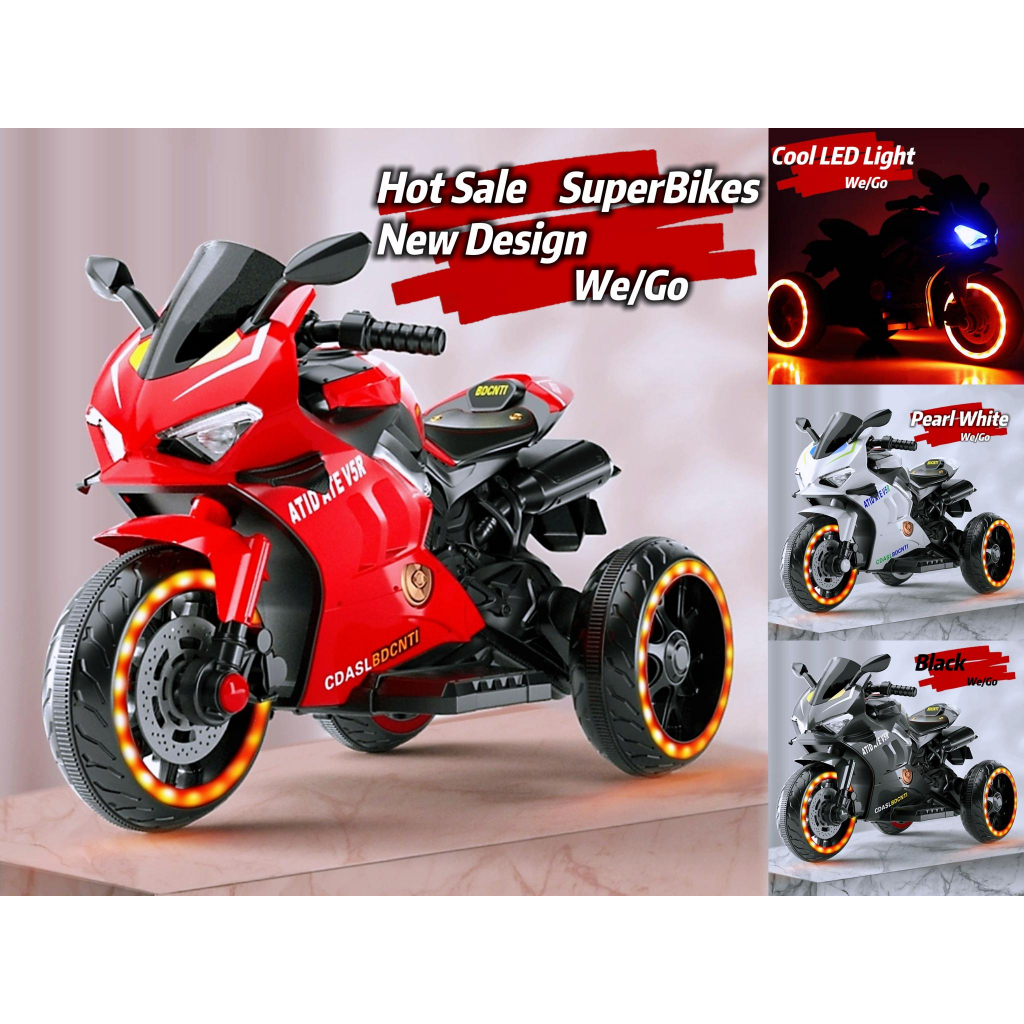 2023 New Desigh Sports Remote Control Superbike Kids Ride On Bike