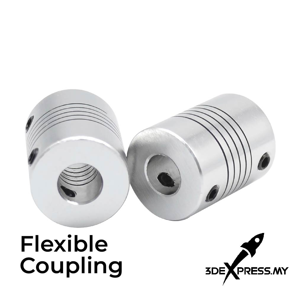 1pc D20L25 Spider Flexible Motor Coupler Aluminium Flexible Jaw  Coupling 5x5mm 5x8mm