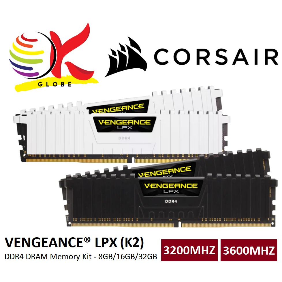 メモリー Corsair Vengeance LPX 64GB DDR4 3200MHz VENGEANCE® LPX 64GB (4 x 16GB) DDR4 DRAM 3200MHz C16 Memory Kit