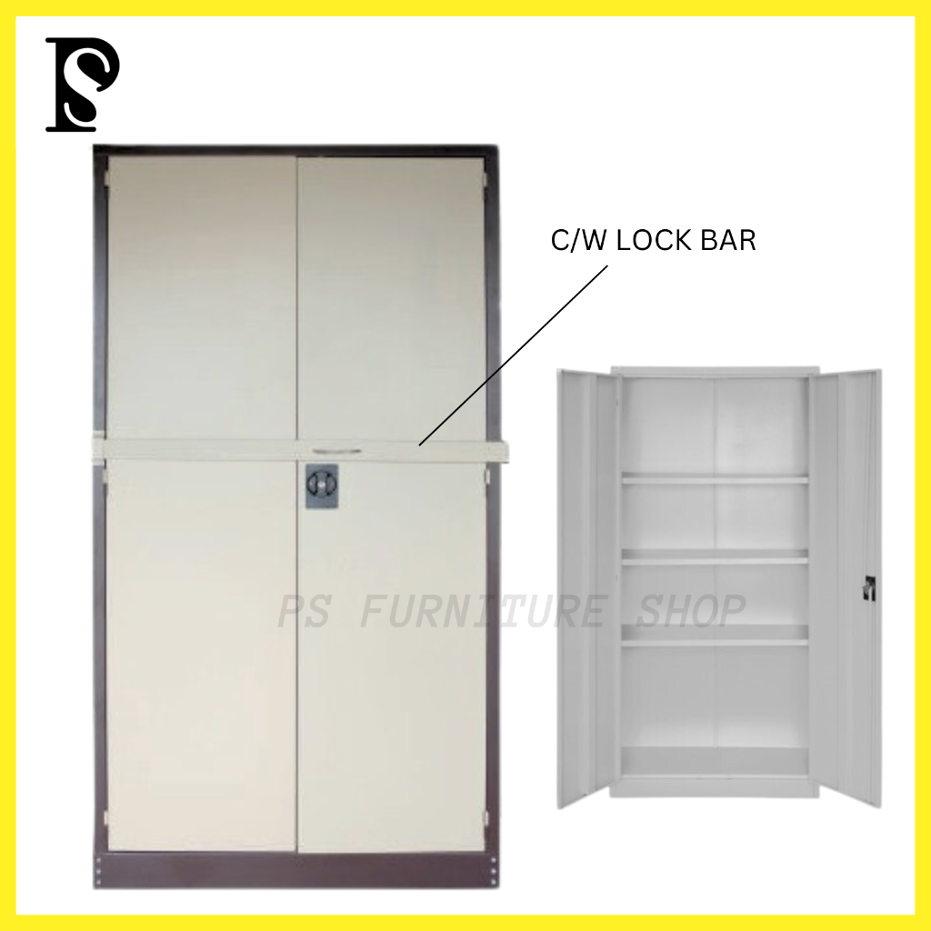 PS SHOP - Almari Besi /Steel/Metal full height cabinet c/w Lock Bar ...