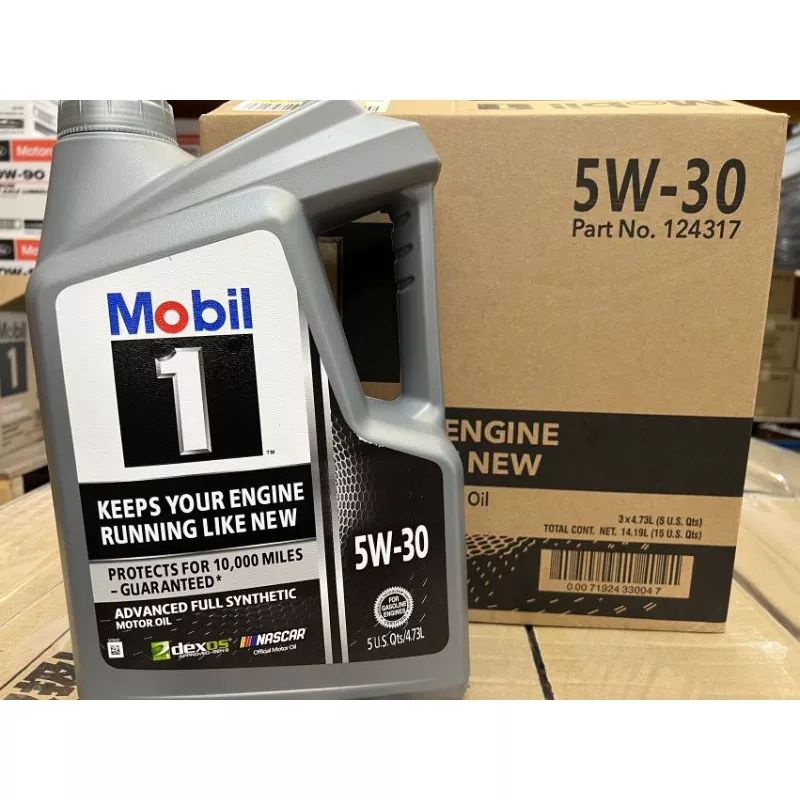 Mobil 5W30(4.73L) Fully synthetic Engine Oil | Shopee Malaysia