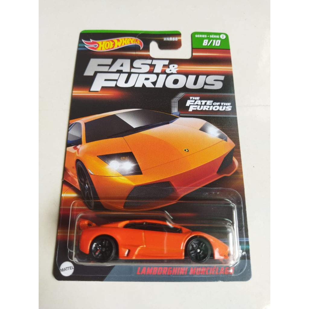 Hot Wheels Mainline Series 2023 Fast And Furious Lamborghini Murcielago Orange The Fate Of The 6271