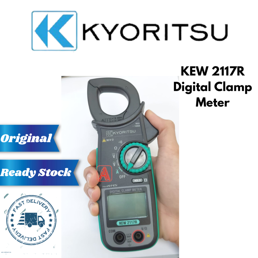 Kyoritsu KEW 2117R AC Digital Clamp meter | Shopee Malaysia
