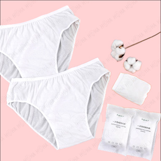 5pcs/Pack) Autumnz Premium Disposable Panties Assorted White/ Seluar Dalam  Pakai Buang Maternity一次性内裤 Disposable Panty
