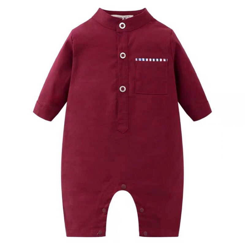 Maroon hotsell baby romper