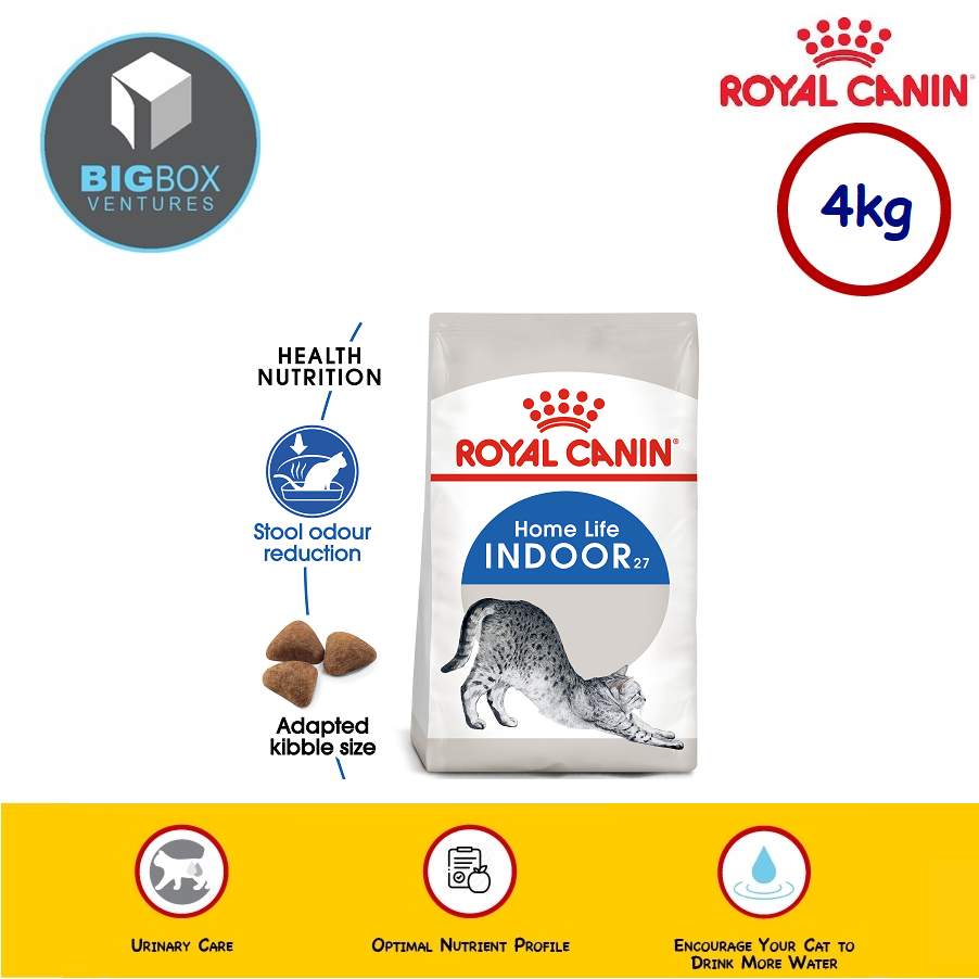 ROYAL CANIN Indoor 27 4KG Cat Food Makanan Kuching Dry Food Shopee Malaysia