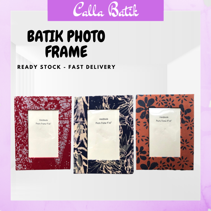 Handmade Batik Photo 4R Frame Door Gift Birthday Gift Set Doorgift ...