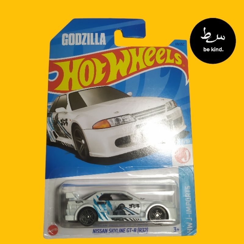 Hotwheels Nissan R32 White Godzilla | Shopee Malaysia