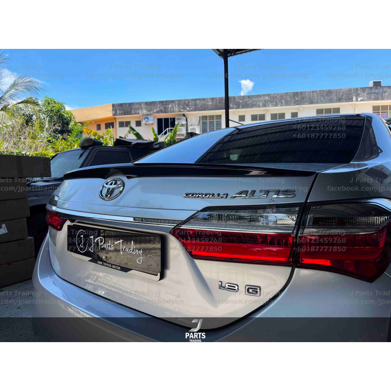 Toyota Corolla Altis M4 Sport Spoiler 2014~2018 Gen11Bonnet Spoiler ...