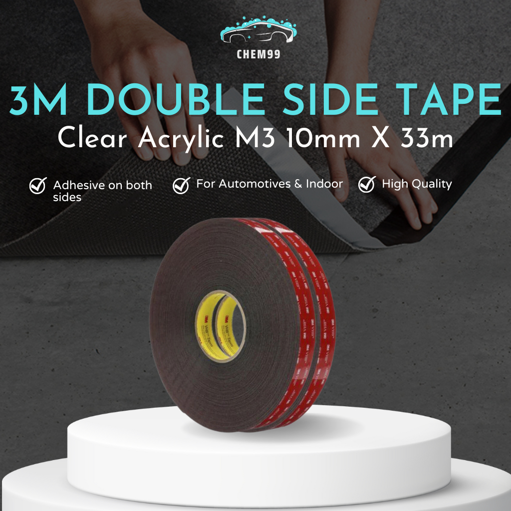 M3 10MM X 33M Clear Acrylic Double Side Tape Shopee Malaysia