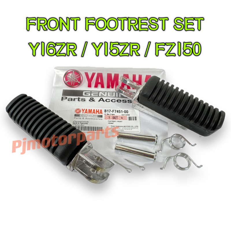 Y16/Y16ZR/Y15/Y15ZR/FZ150 FZ 150 i (1 Set) Front Footrest Rubber Getah Kaki Footrest Pemijak