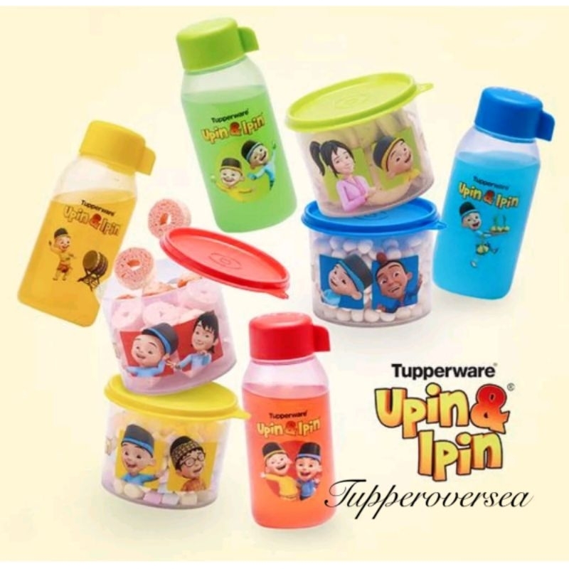 Tupperware Upin Ipin Collection Set - Red / Yellow | Shopee Malaysia