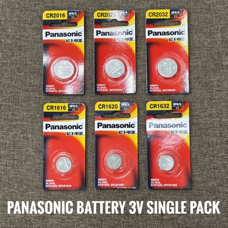 ORIGINAL BATTERY PANASONIC 3V CR2016 CR2025 CR2032 CR1616 CR1620 CR1632