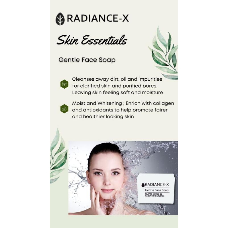 Gentle Face Soap Radiancex | Shopee Malaysia