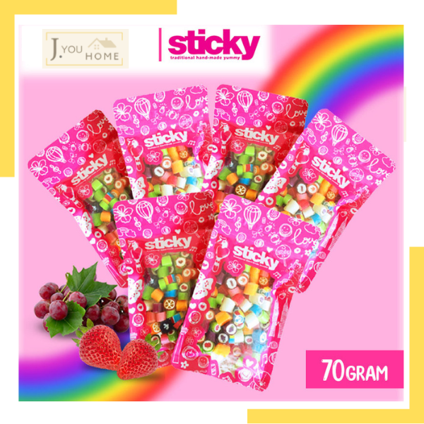 Free T Sticky Candy Travel Pack Mix Rock Gula Gula Sticky 70gm Shopee Malaysia 5095