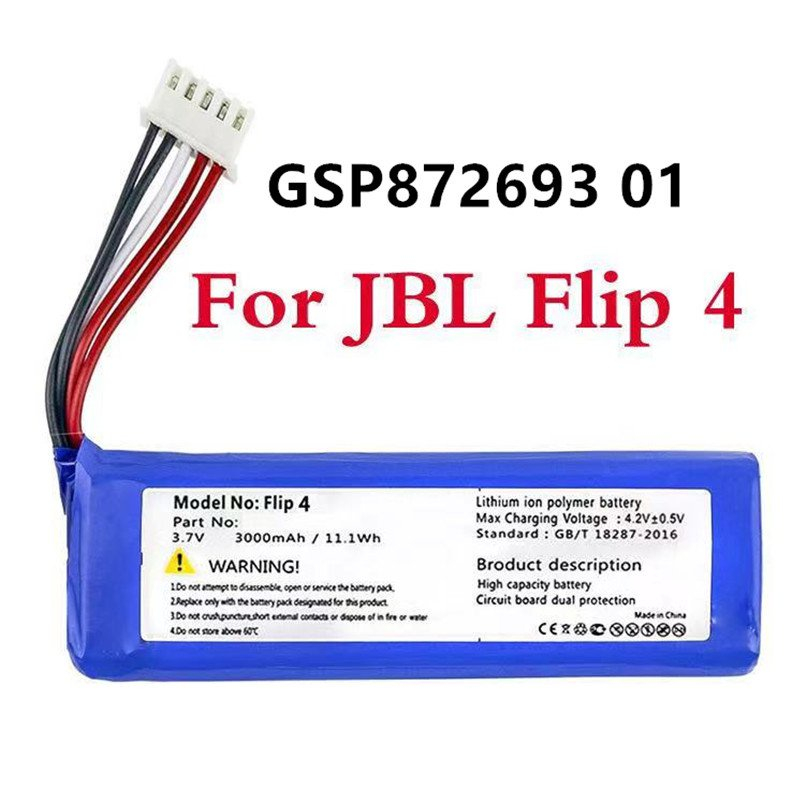JBL FLIP 4 battery GSP872693 01 can charge battery 3000mAh Shopee