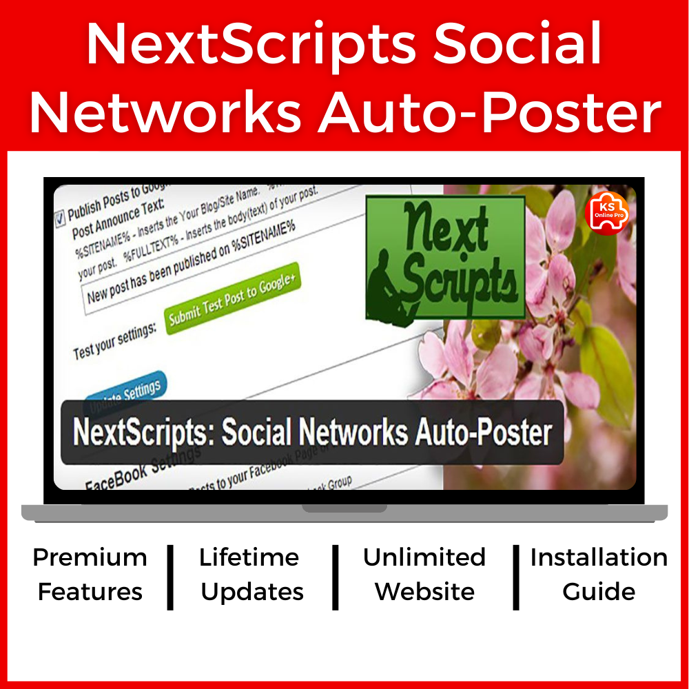 NextScripts Social Networks AutoPoster WordPress Plugin (Lifetime