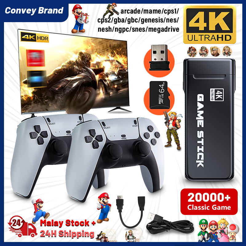 Game Stick Console Retro Classic Family 2.4g Wireless Video Game C