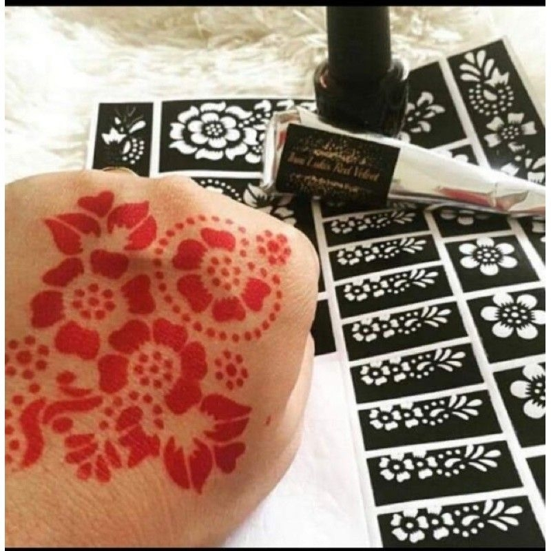 KERTAS INAI STICKER PENGANTIN / INAI CORAK PENGANTIN 2028 1PCS(RANDOM ...