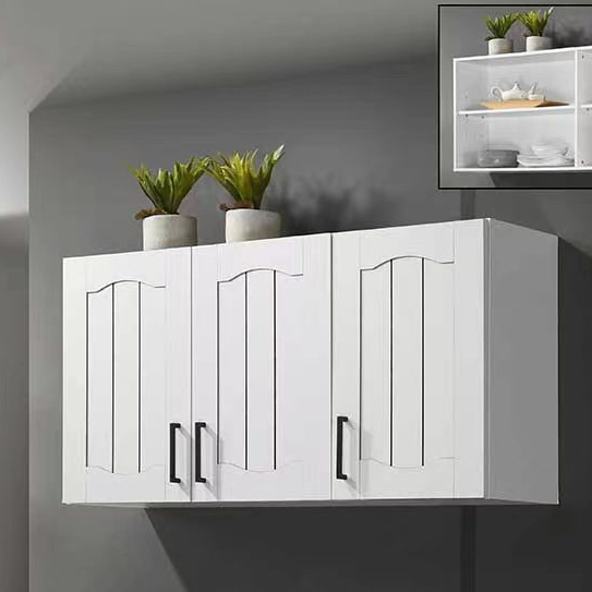Mlife 3 Door 4 feet White Wall Mounted Kitchen Cabinet / Hanging ...