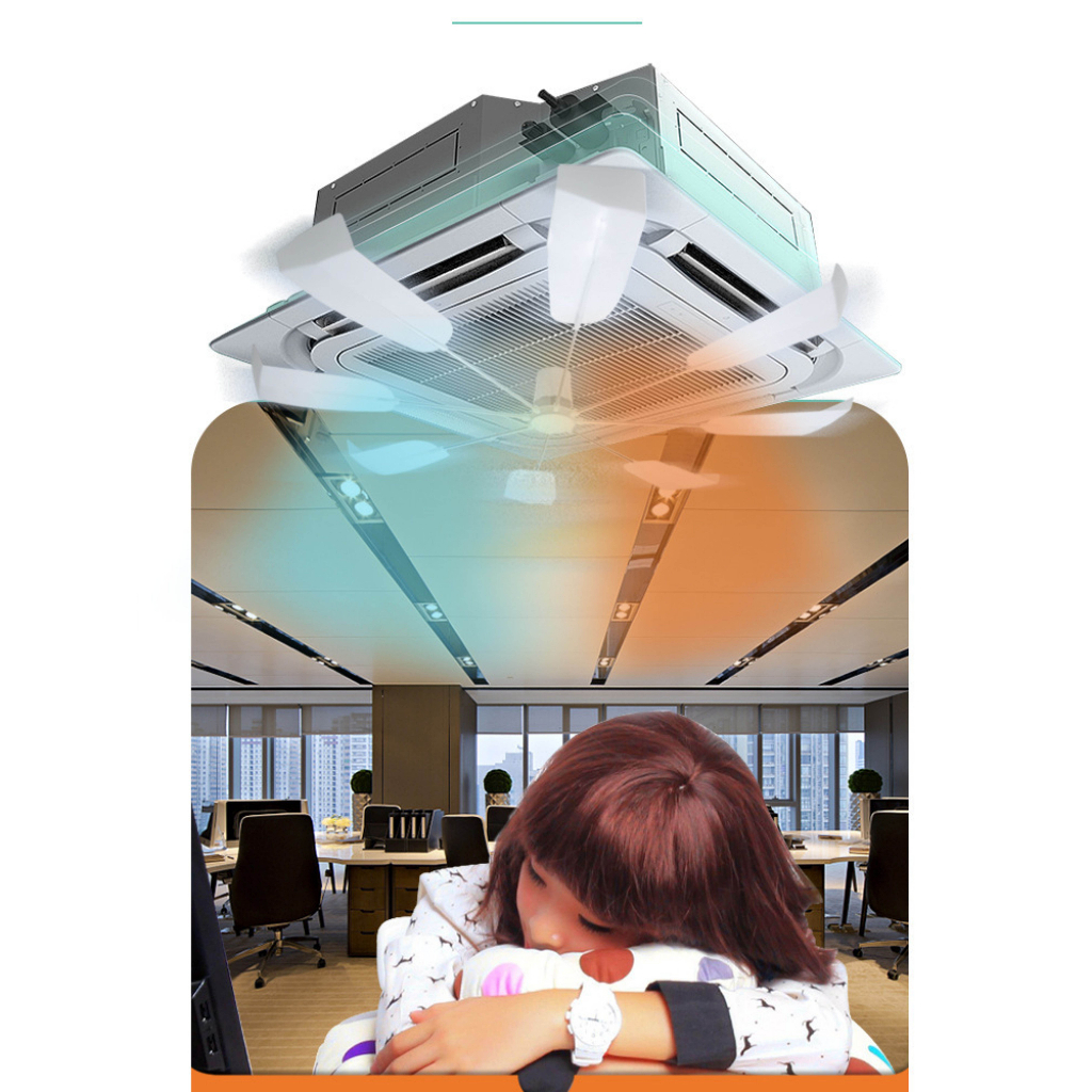 EnJO Aircond Cassette Fan WallMount Aircon Fan Windshield Aircond
