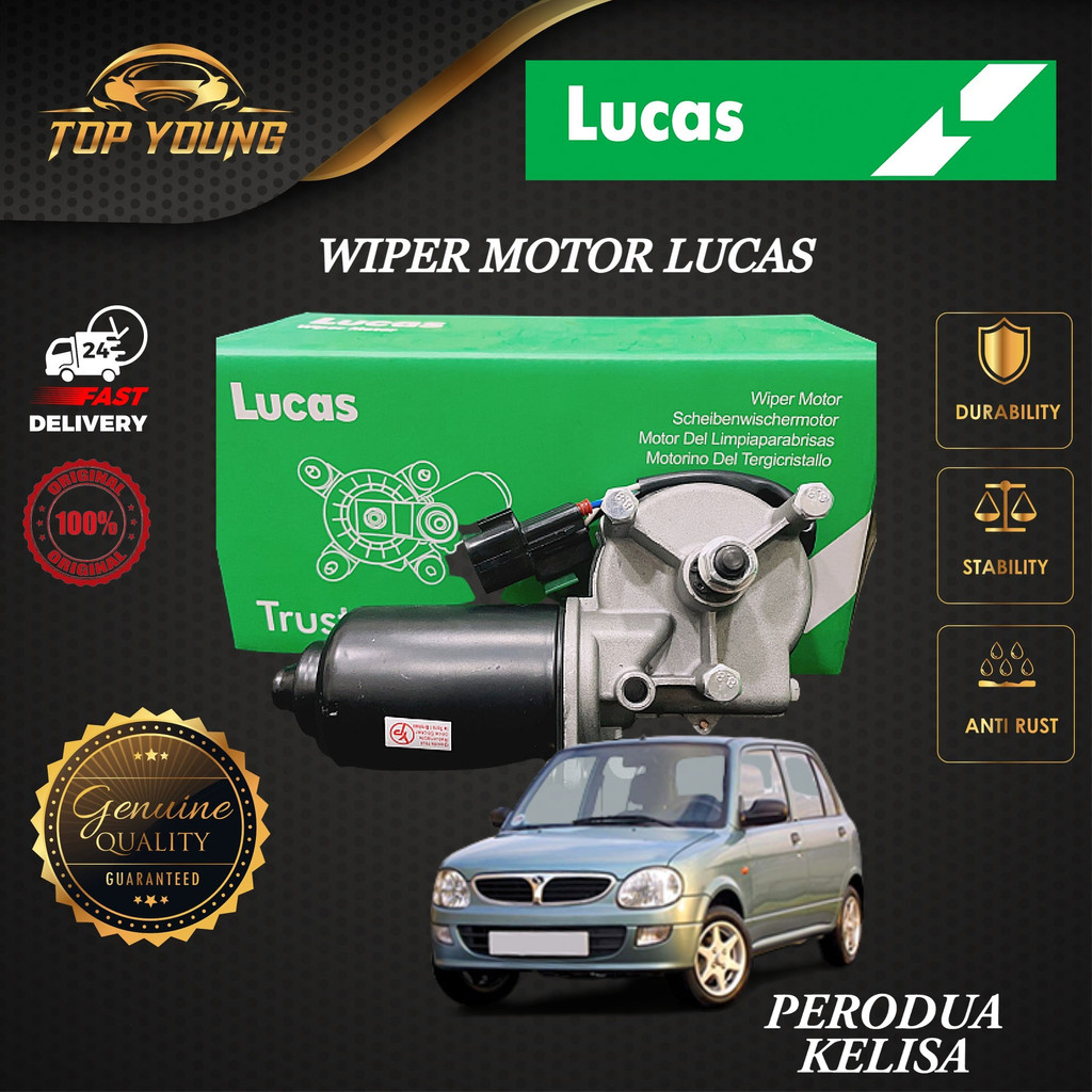 LUCAS PERODUA KELISA WIPER MOTOR ORIGINAL BRAND READY STOCK MADE IN UK