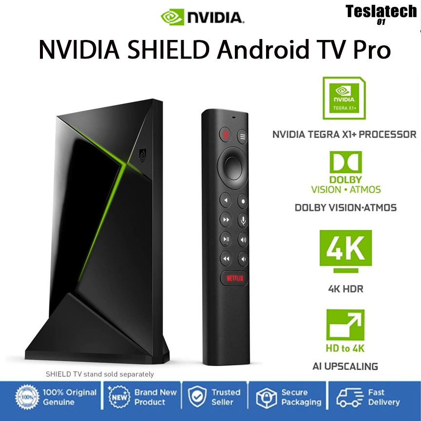 NVIDIA SHIELD TV Pro - 4K HDR, Dolby Vision/Atmos, Gaming In Cloud