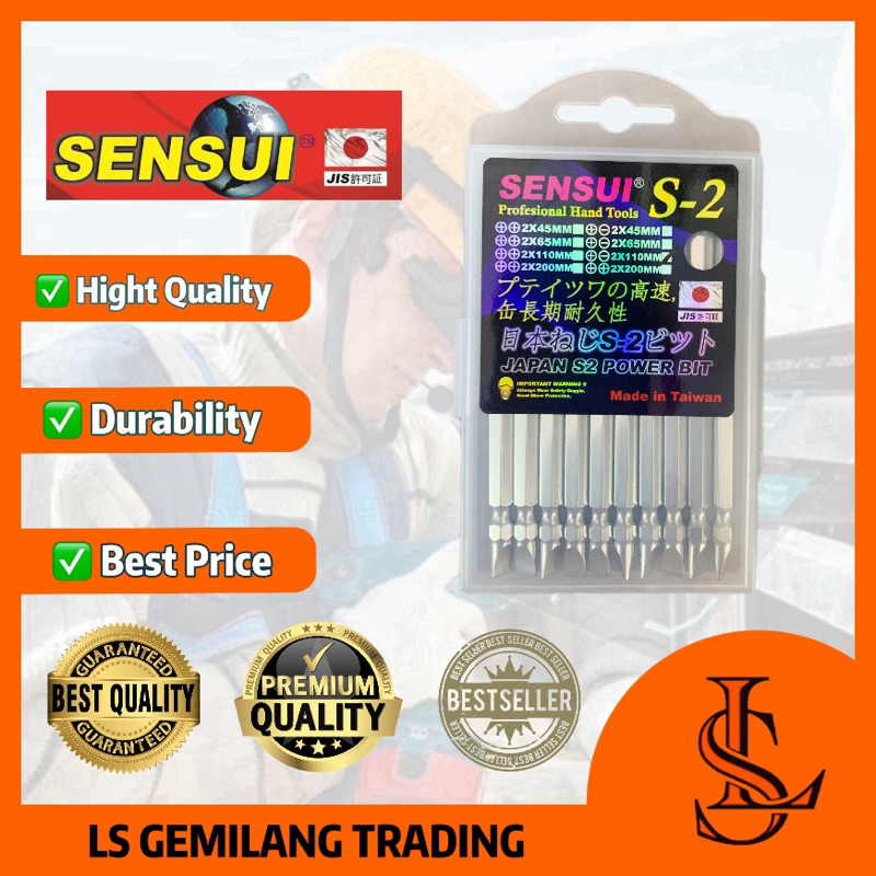 LS GEMILANG (1PCS) SENSUI s2 +/- or +/+ 65mm 110mm POWER MAGNETIC SCREW ...