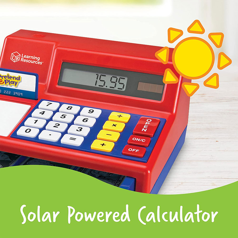 Learning Resources Pretend Play Calculator Cash Register Shopee Malaysia