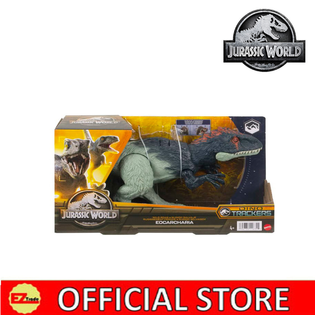 Jurassic World Wild Roar Eocarcharia Dinosaur Toy Figure With Sound ...