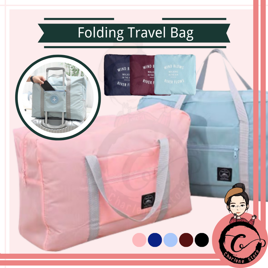ReadyStockFoldable Travel Bag Travel Clothes Storage Waterproof Duffel